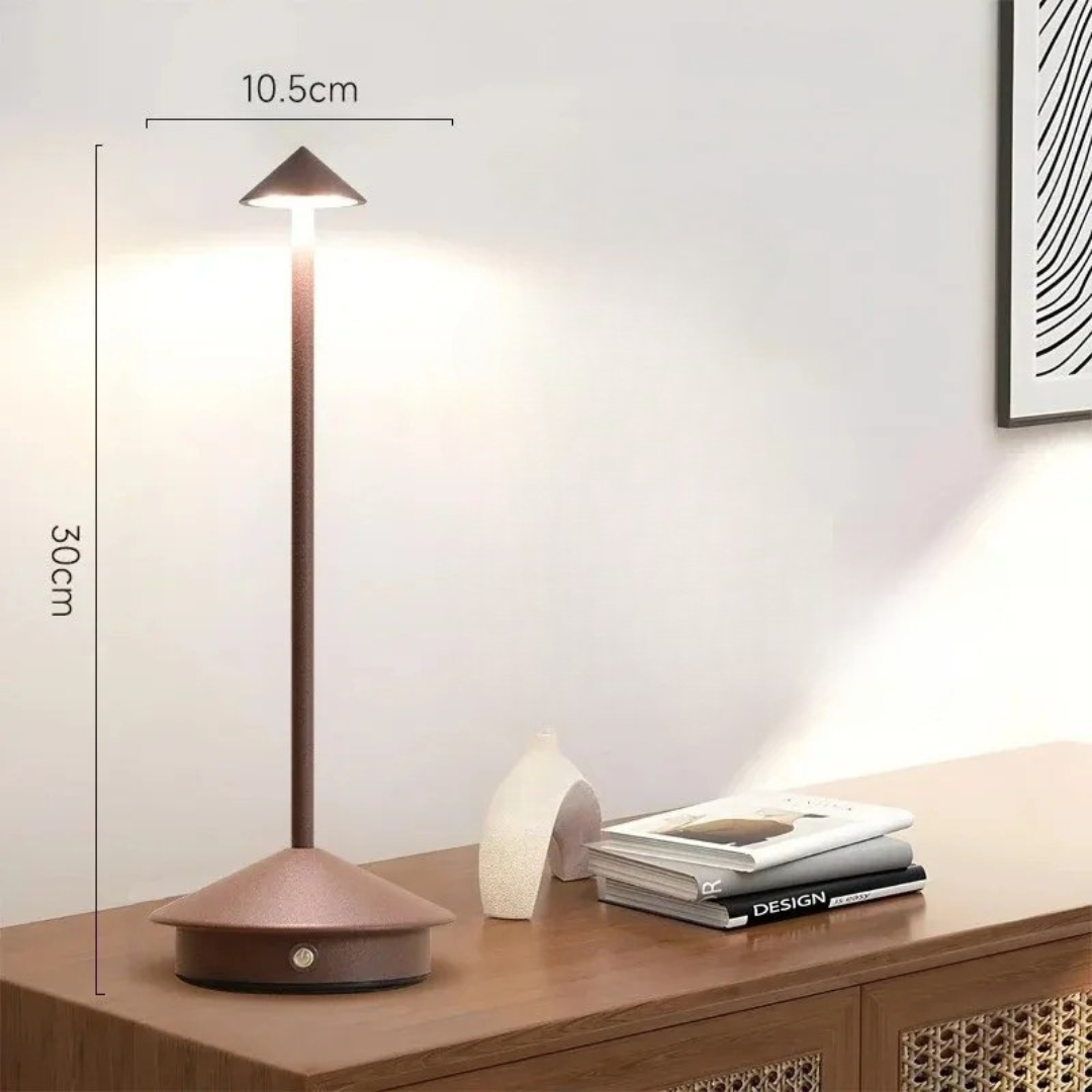 Rechargeable Cordless LED Table Lamp - Waterproof and Dimmable with USB-C