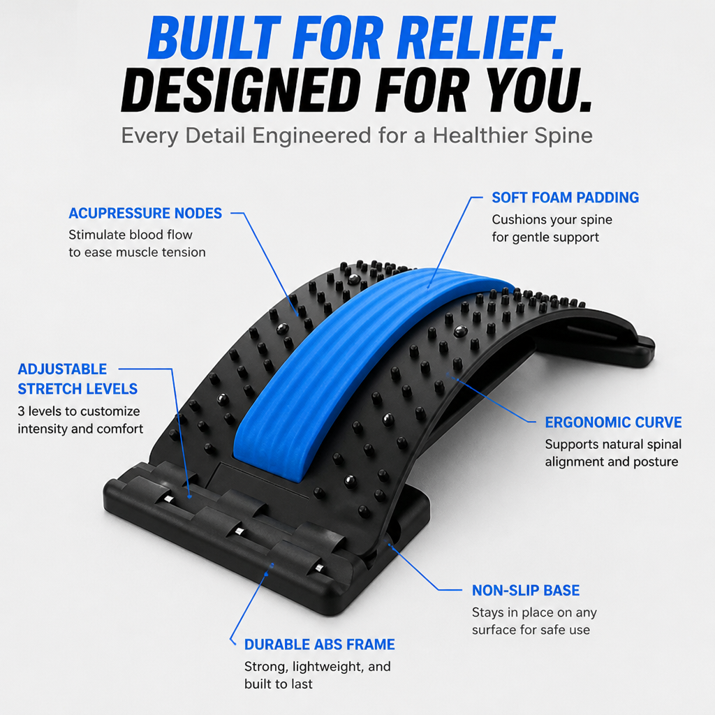 SpinaFlex™ — Melt Away Back Pain and Stand Tall with Effortless Comfort