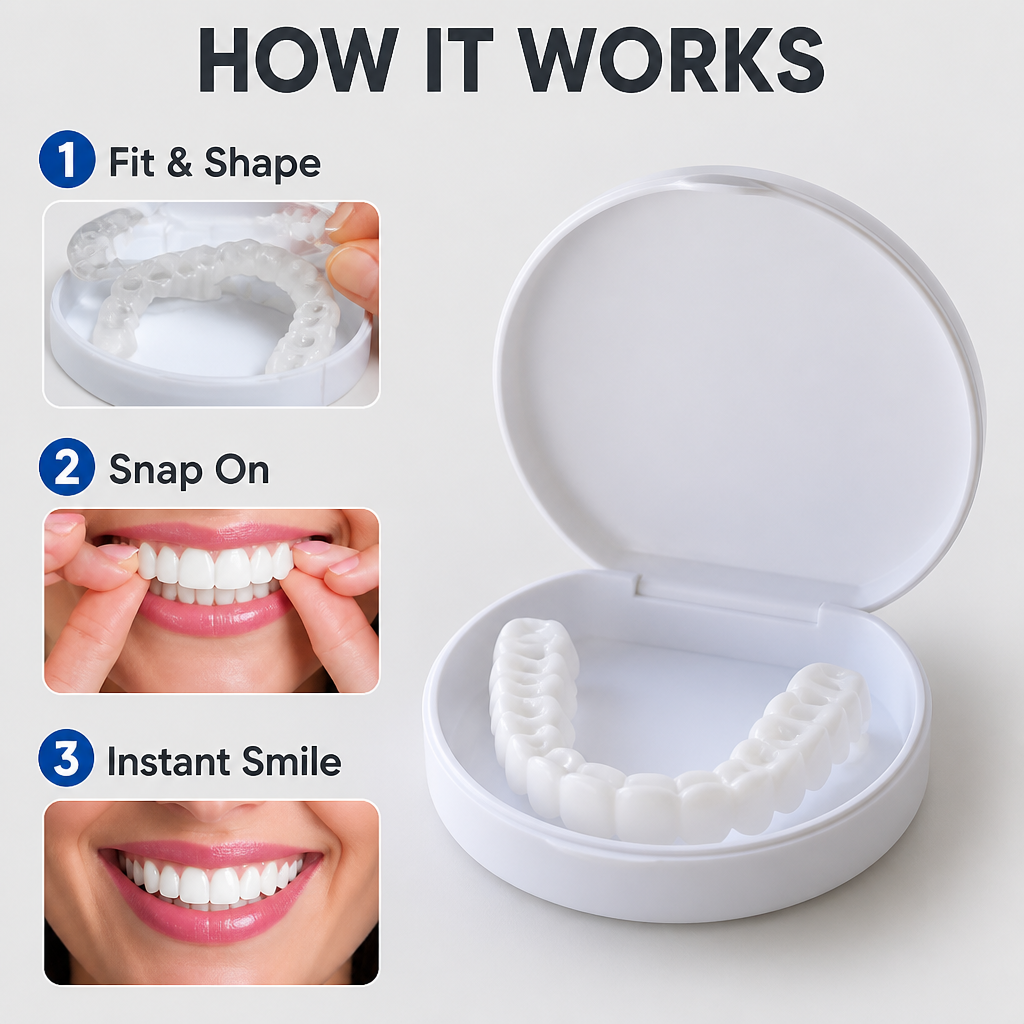 SmileEase™ — Instantly Unlock a Perfect Smile That Lights Up Every Room