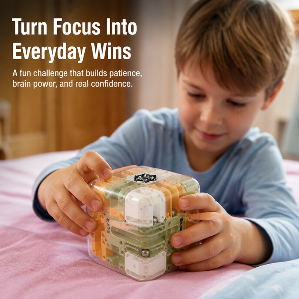 MindTrek™ Maze Cube — Unlock Unshakeable Focus and Brain Power Anywhere You Go