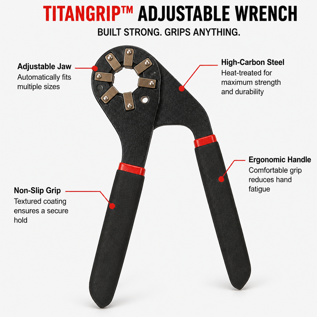 TitanGrip™ — Grab Every Bolt with Unstoppable Confidence and Speed