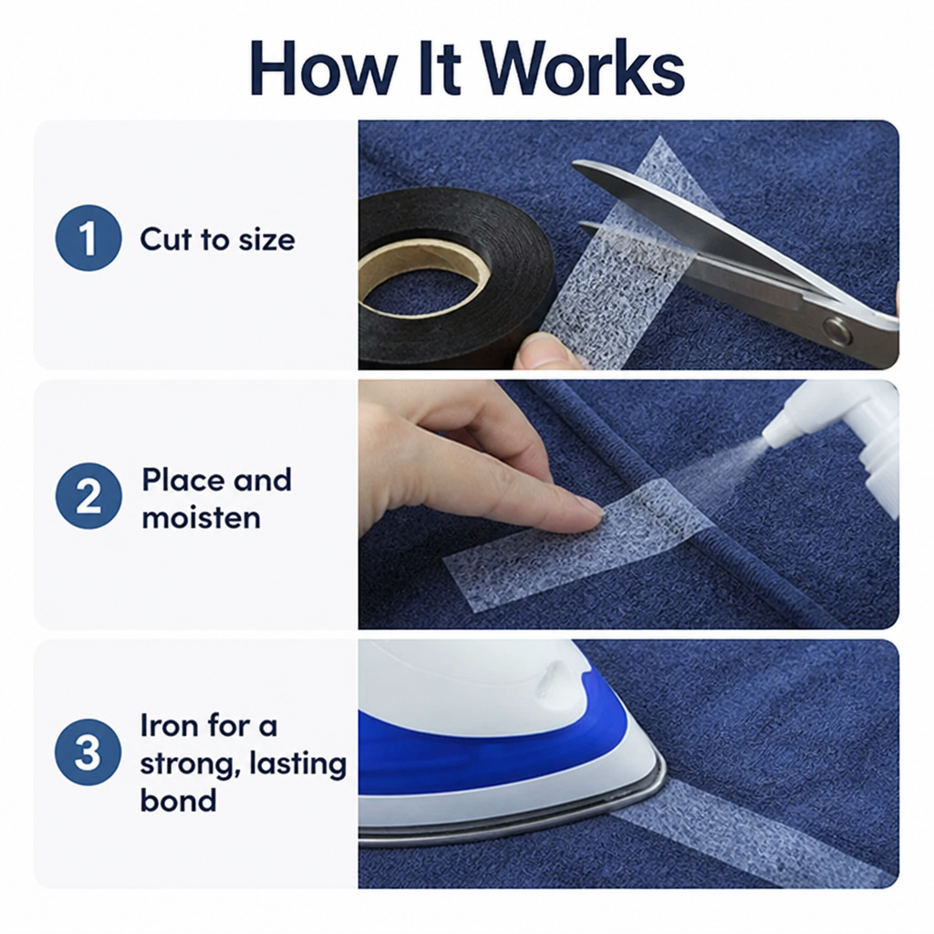 TessiBond™ — Fix Fabrics Instantly with Rock-Solid, No-Sew Confidence