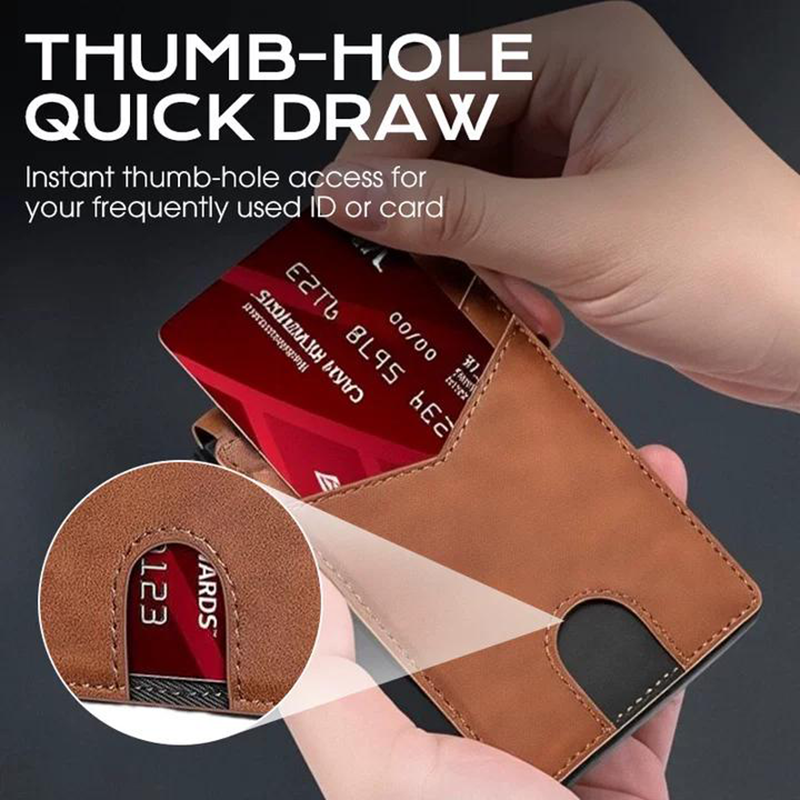 Relaxed Living with a Slim Shield for Card Theft and Loss Protection