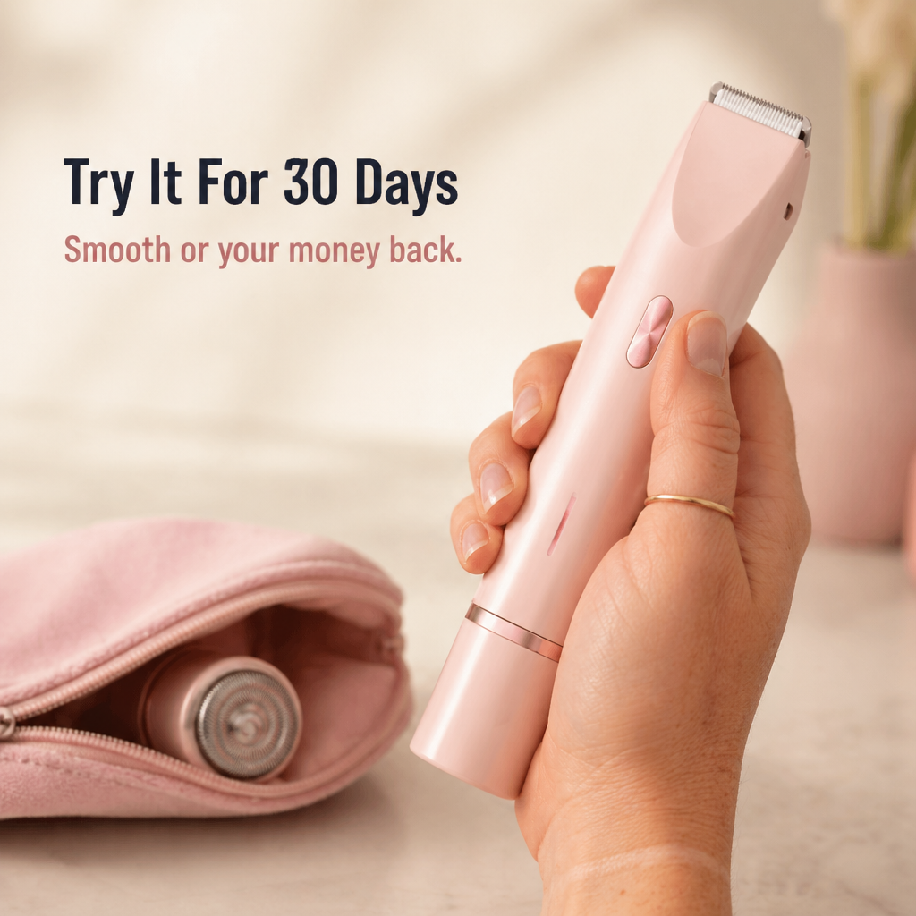 2-in-1 Women's Shaver for Face and Body - Radiance Glide