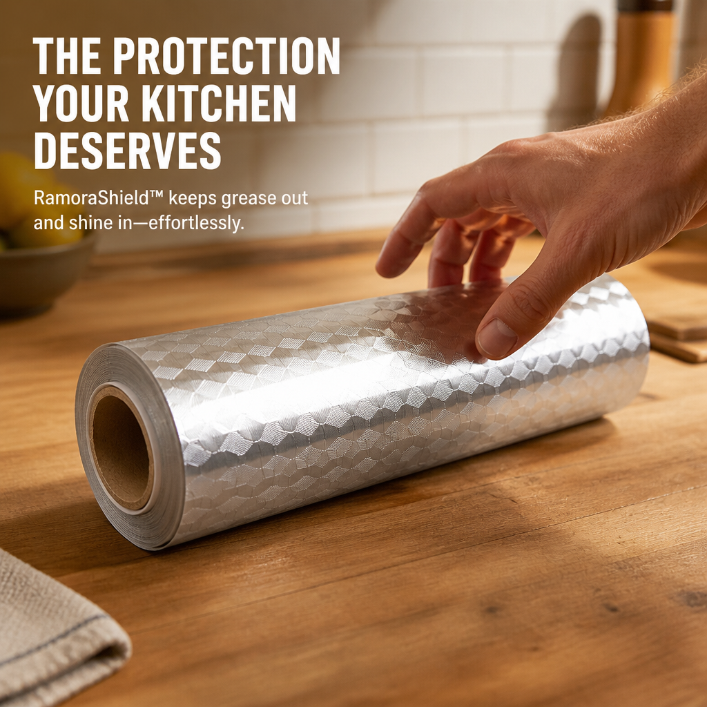 RamoraShield™ — Make Grease Vanish and Love Your Spotless Kitchen Every Day