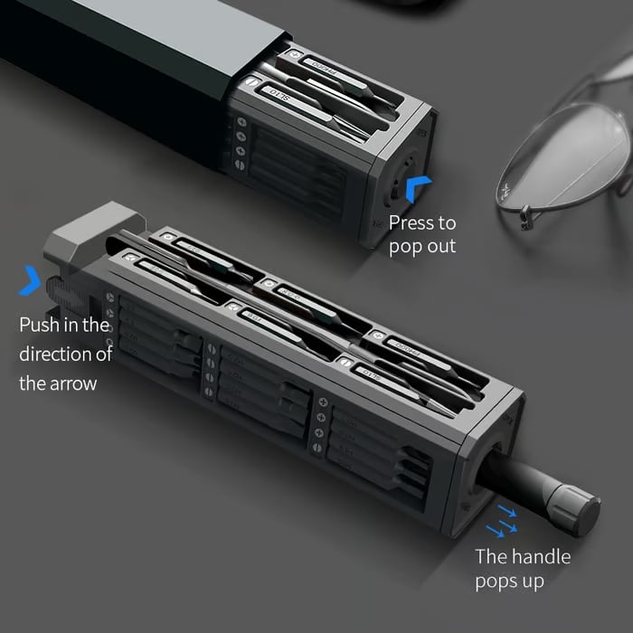 40-in-1 Mini Electric Screwdriver for Effortless, Flawless Repairs