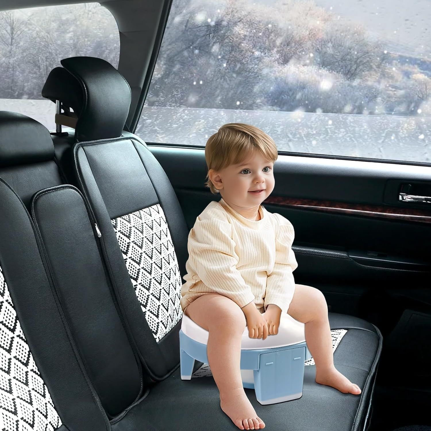 Travel-Friendly Portable Toilet for Kids - Hygienic and Easy to Use