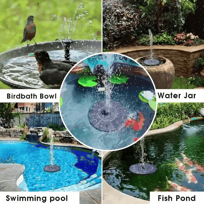 AquaLuxe™ Solar Fountain — Transform Your Garden into a Serene Wildlife Oasis Instantly