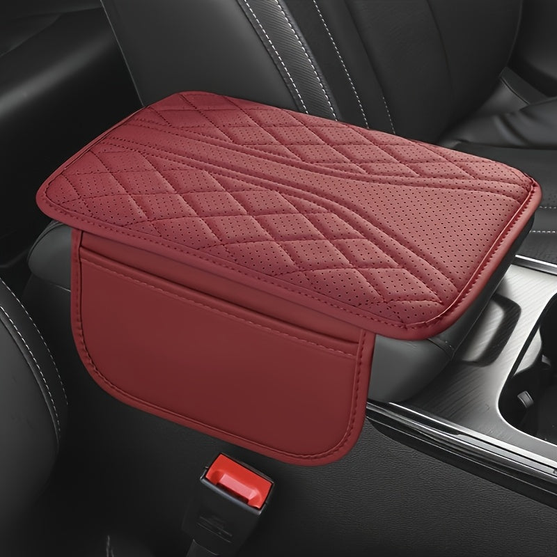 Car Armrest Organizer in PU Leather with Pockets
