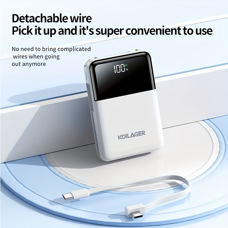 Mini Power Bank 10000mAh with Display