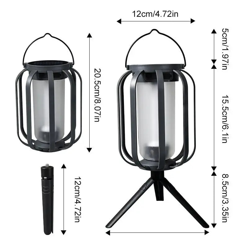 Solar-Powered Lantern with 4 Modes – Perfect for Camping & Garden Events