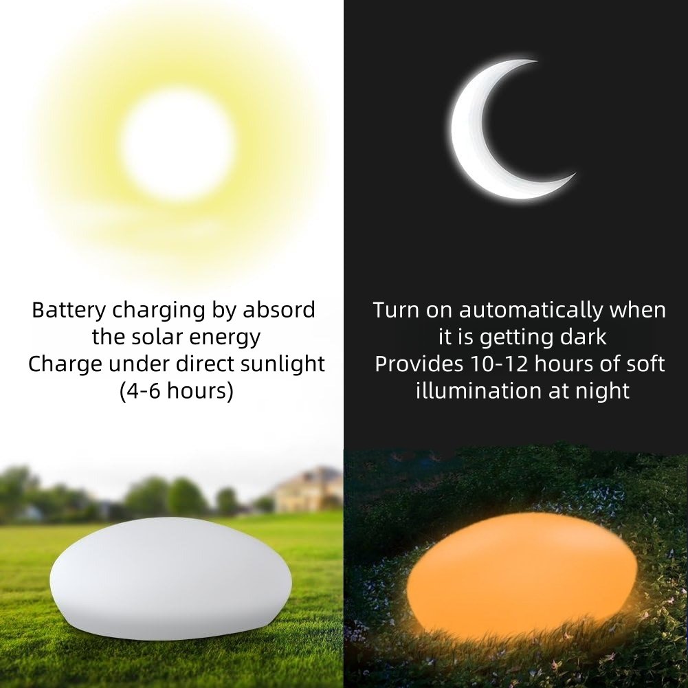 Wireless Garden Light for Enchanting Evenings with Warm Glow