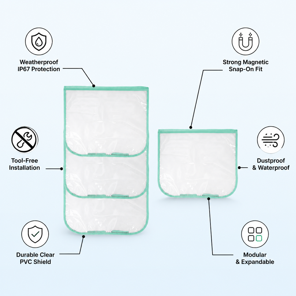 StormGuard™ — Snap-On Armor That Keeps Your EV Charger Flawless Rain or Shine