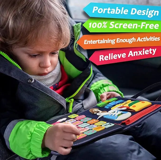 Touch Panel – Montessori Educational Toy for Kids' Motor Skill Growth
