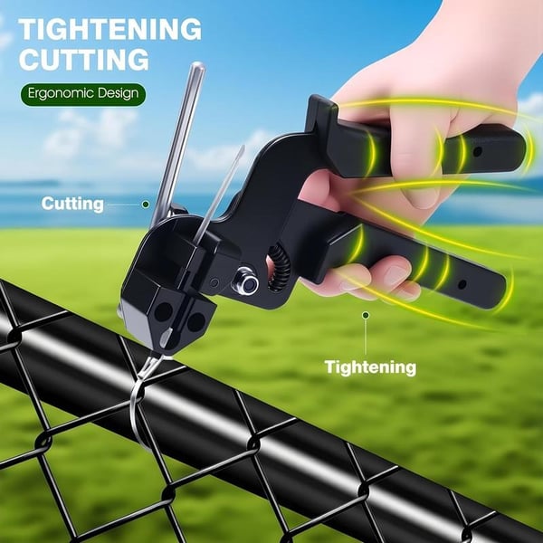 Stainless Steel Cable Tie Gun with Metal Fasteners