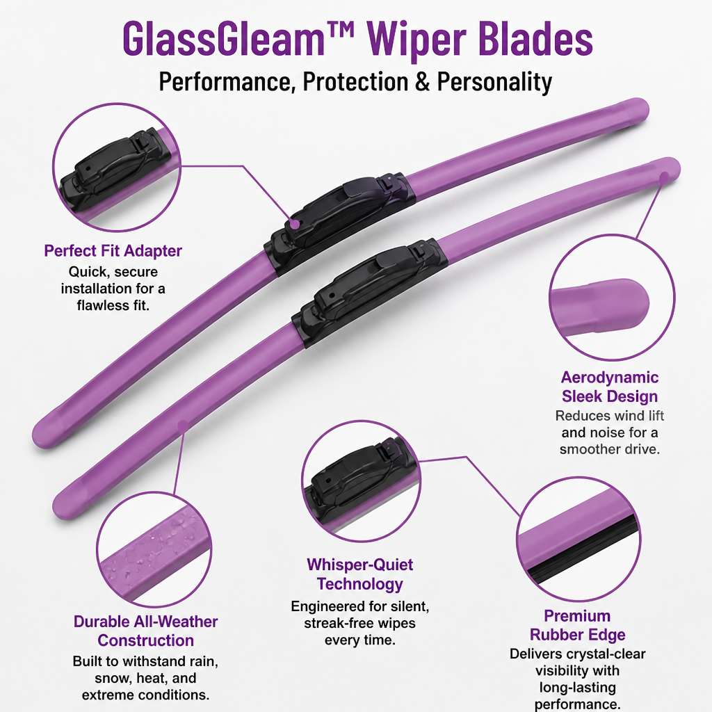GlassGleam™ — Drive in Perfect Silence with Vivid Clarity and Style