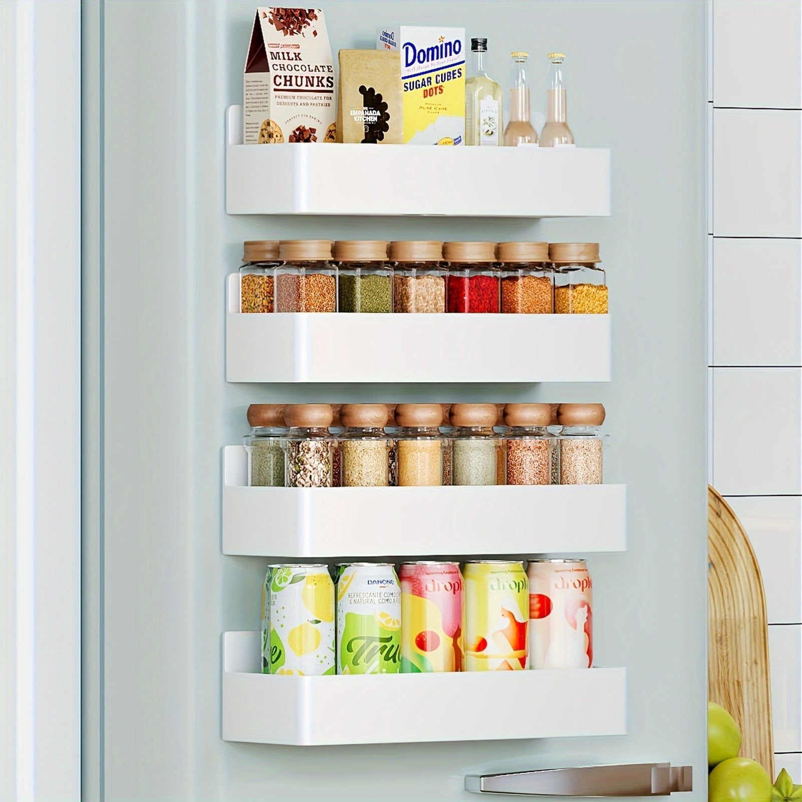 Magnetic Storage Shelf Set of 4