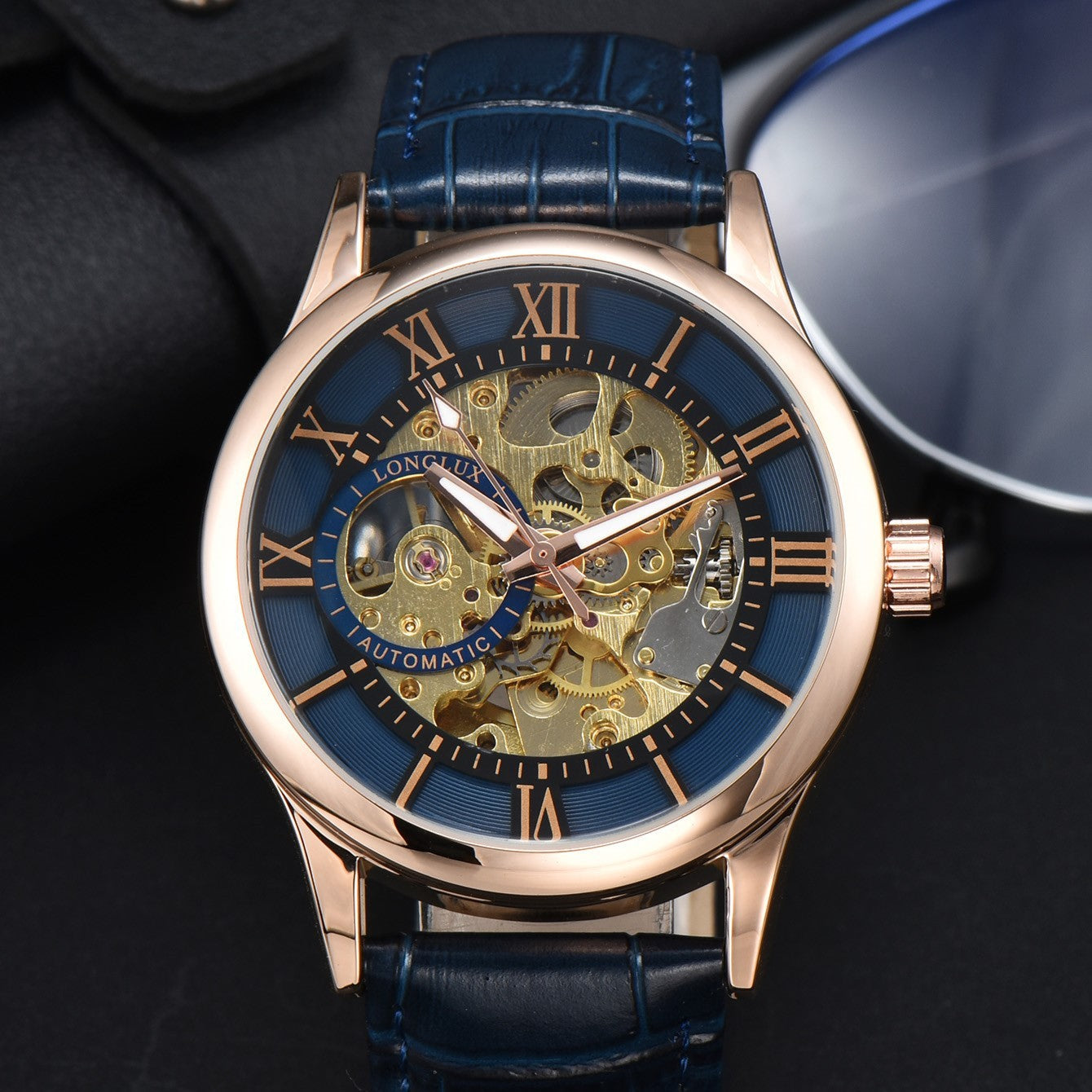 40mm Dial Automatic Stainless Steel Timepiece