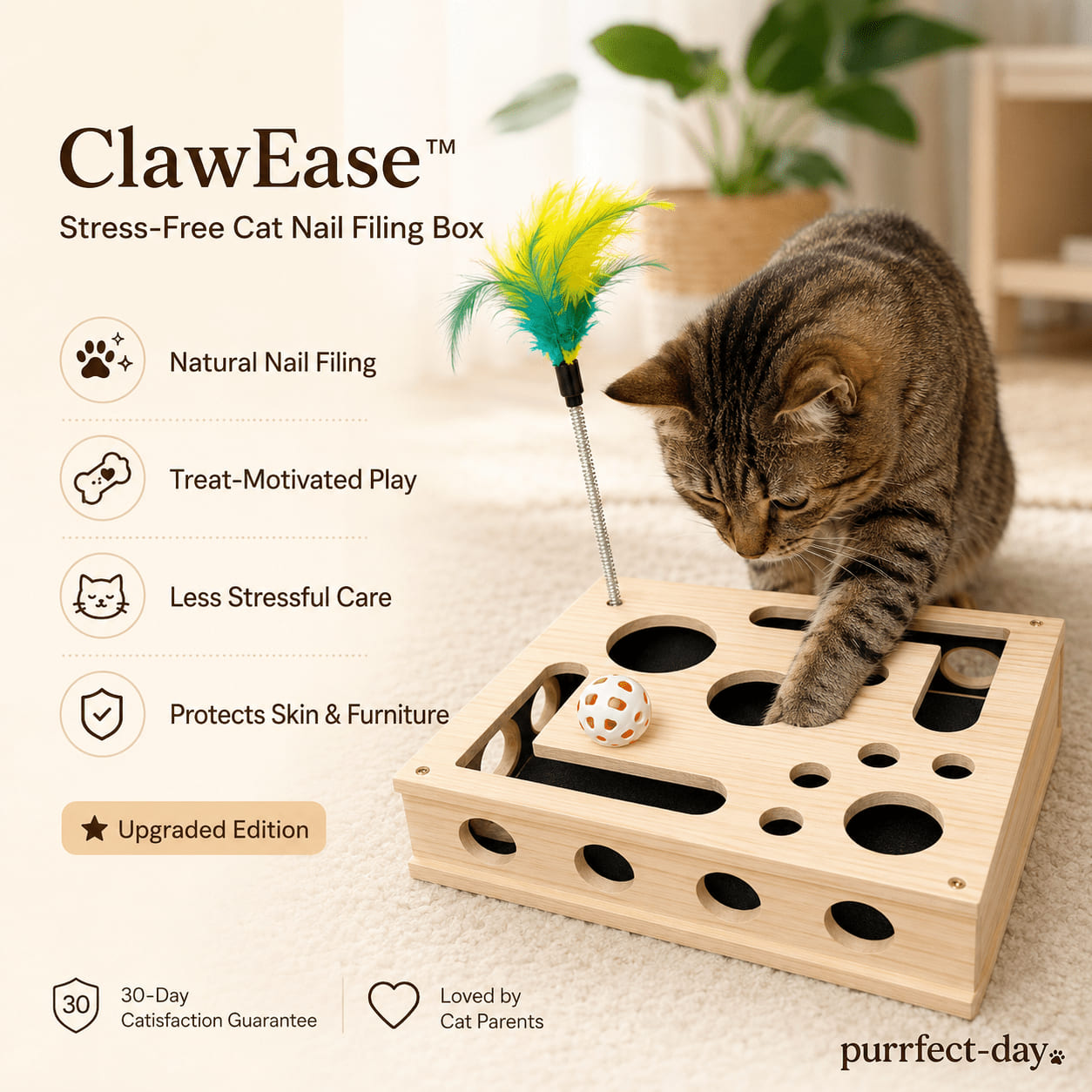 ClawMinder™ — Transform Nail Trims Into Calm, Playful Moments You Both Crave