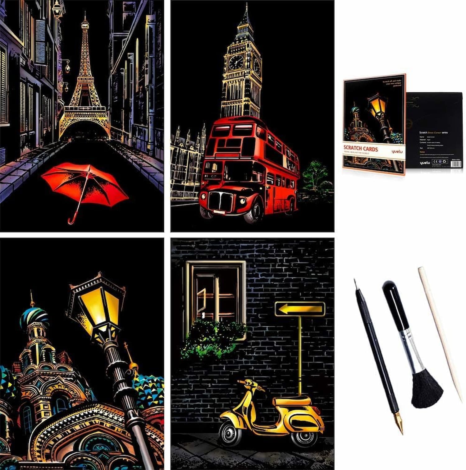 VividScratch™ — Ignite Imagination and Unleash Stunning, Screen-Free Masterpieces