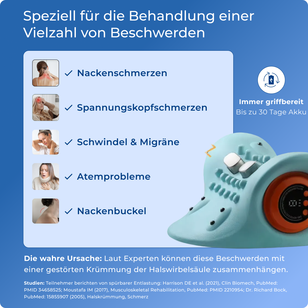 Neck Relief Device – Alleviate Neck Stress and Pain in 15 Minutes