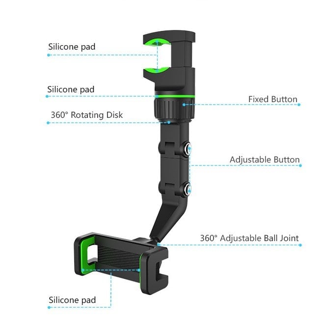 Car Smartphone Mount – PowerGrip Pro Holder