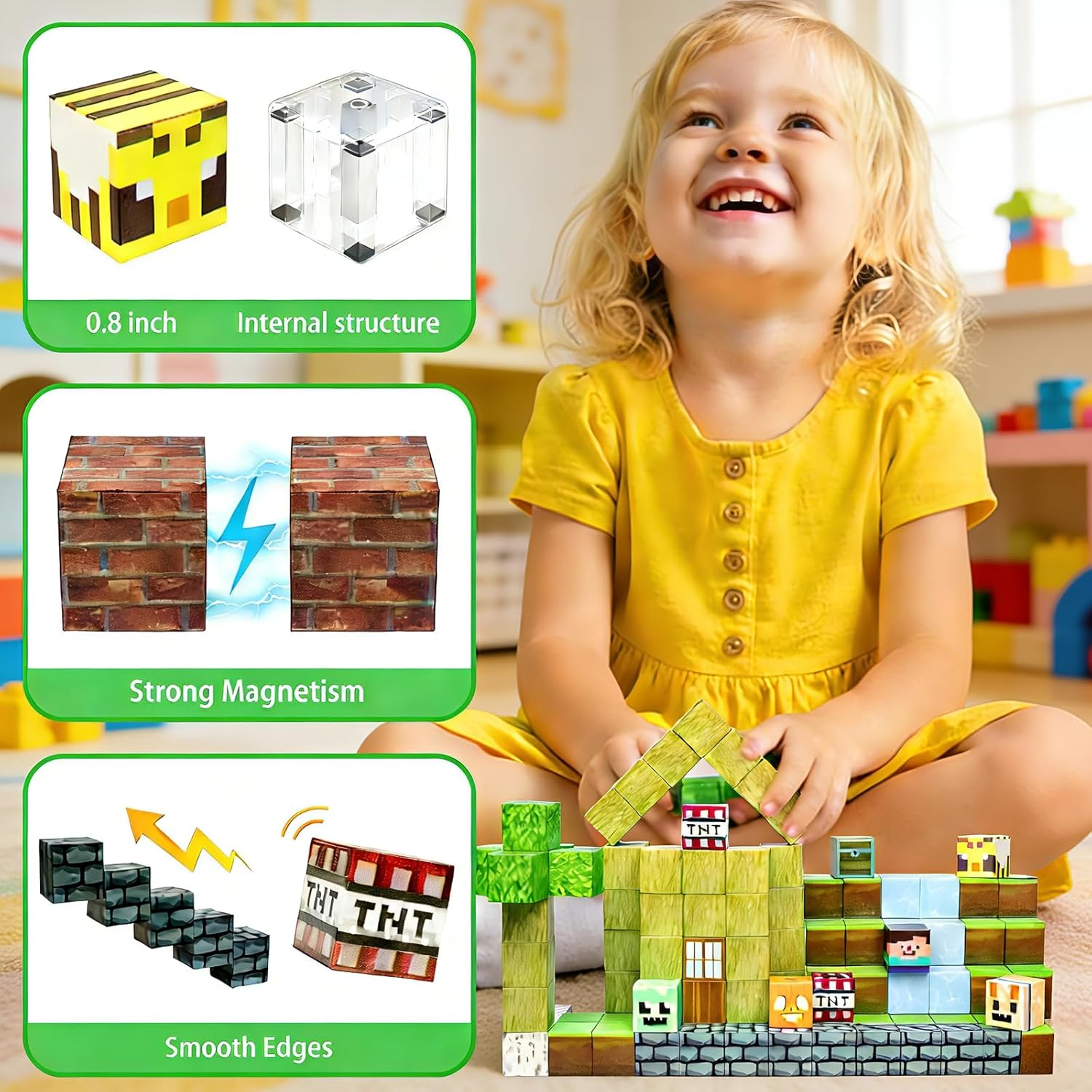 BrilliBlocks - Ignite Creative Genius with Every Magnetic Click