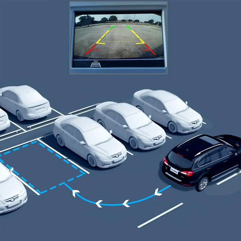 Clear View Reverse Driving Aid for Stress-Free Maneuvering
