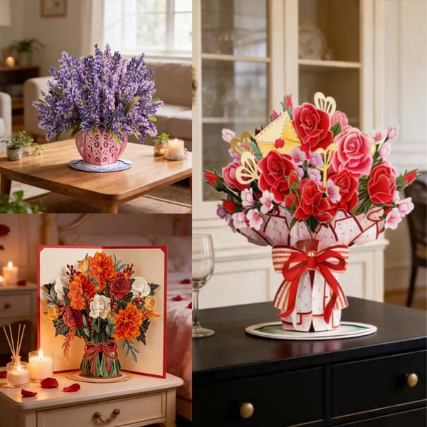 3D Pop-Up Card – Transforms Emotions into Unforgettable, Vivid Love