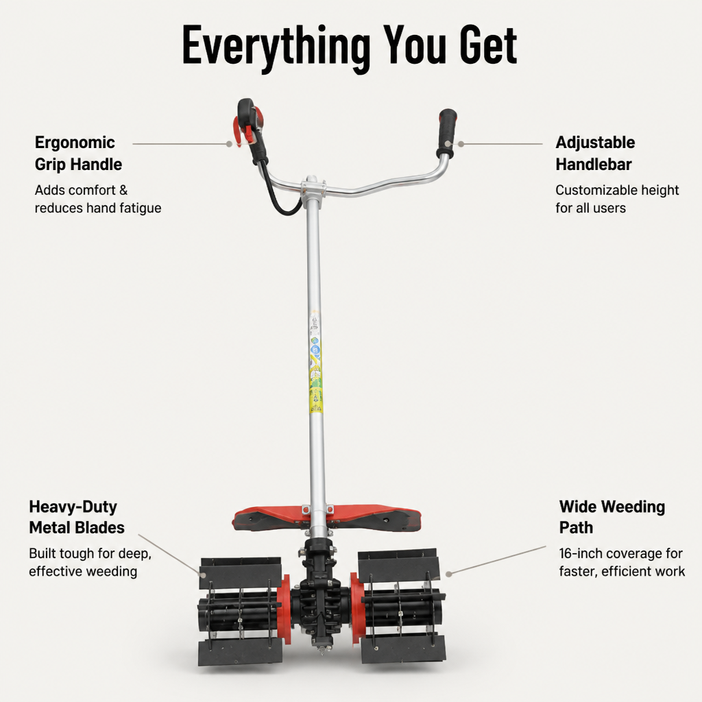 TerraTamer™ — Effortless Weed Control for a Garden That Shines Without the Struggle