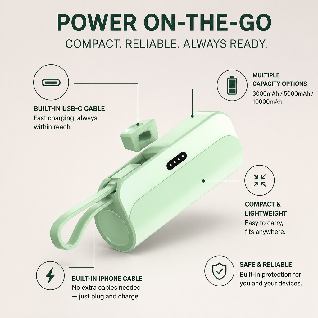 Voltara™ — Power On-The-Go Without the Mess or Limits