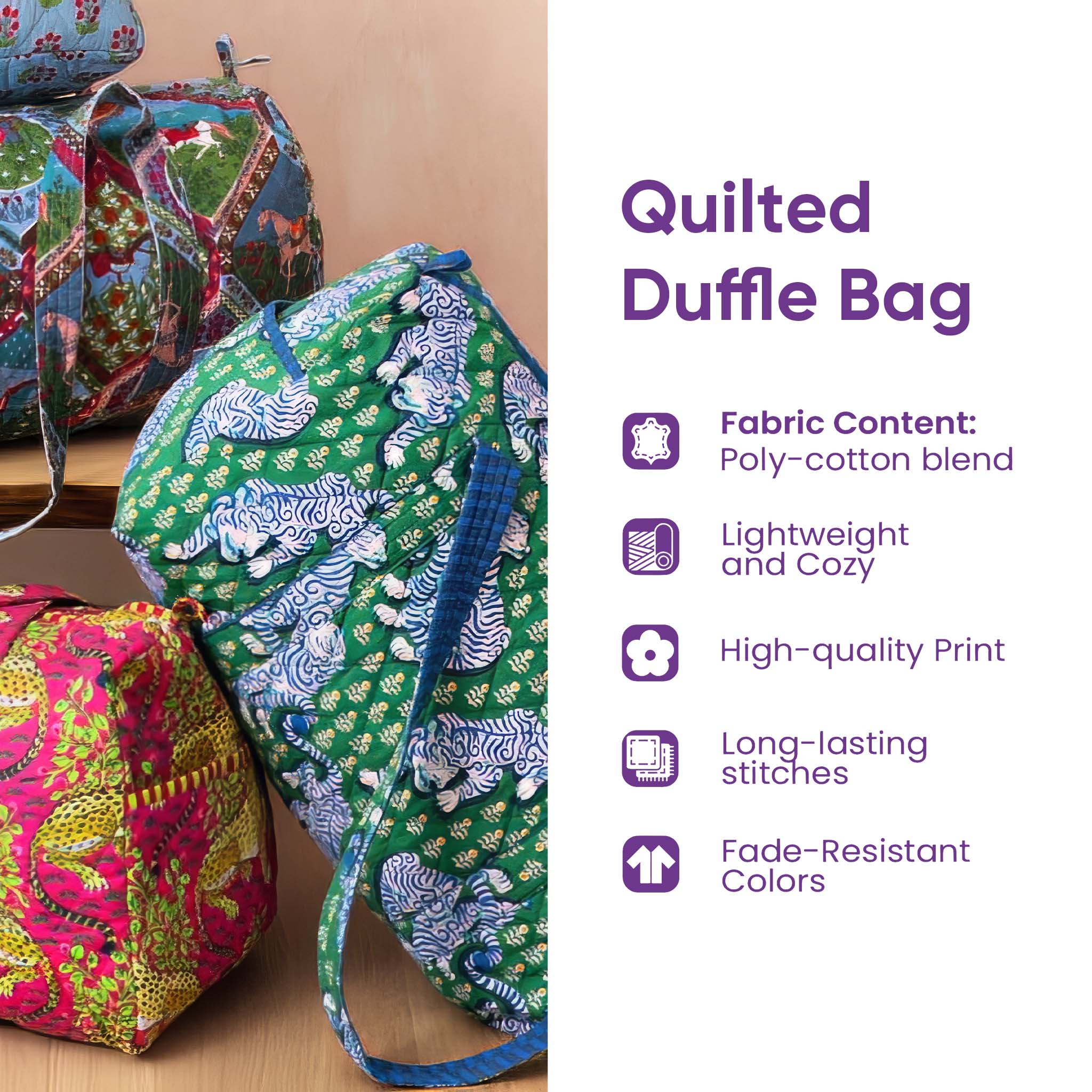 Quilted Duffle Bag – Freedom and Style for Every Adventure