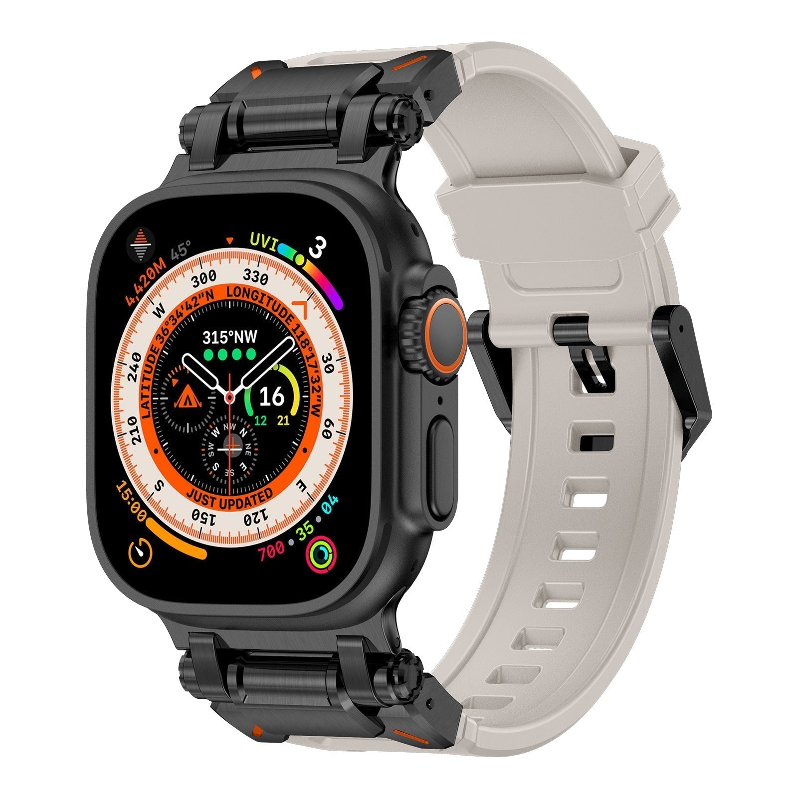 Silicone Strap for Apple Watch - Adventure Style