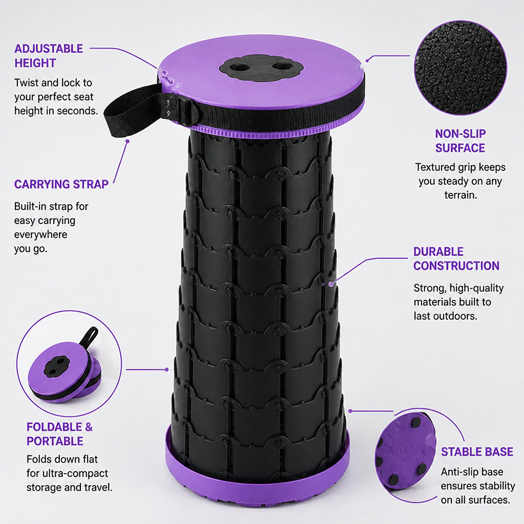 StrideSeat™ — Rock-Solid Comfort That Moves With You Everywhere You Go