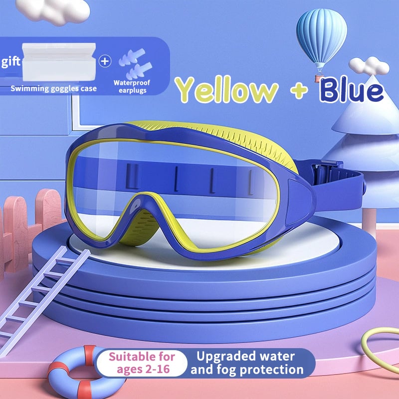 Kids' HD Swim Goggles – UV Protection and Anti-Fog Feature