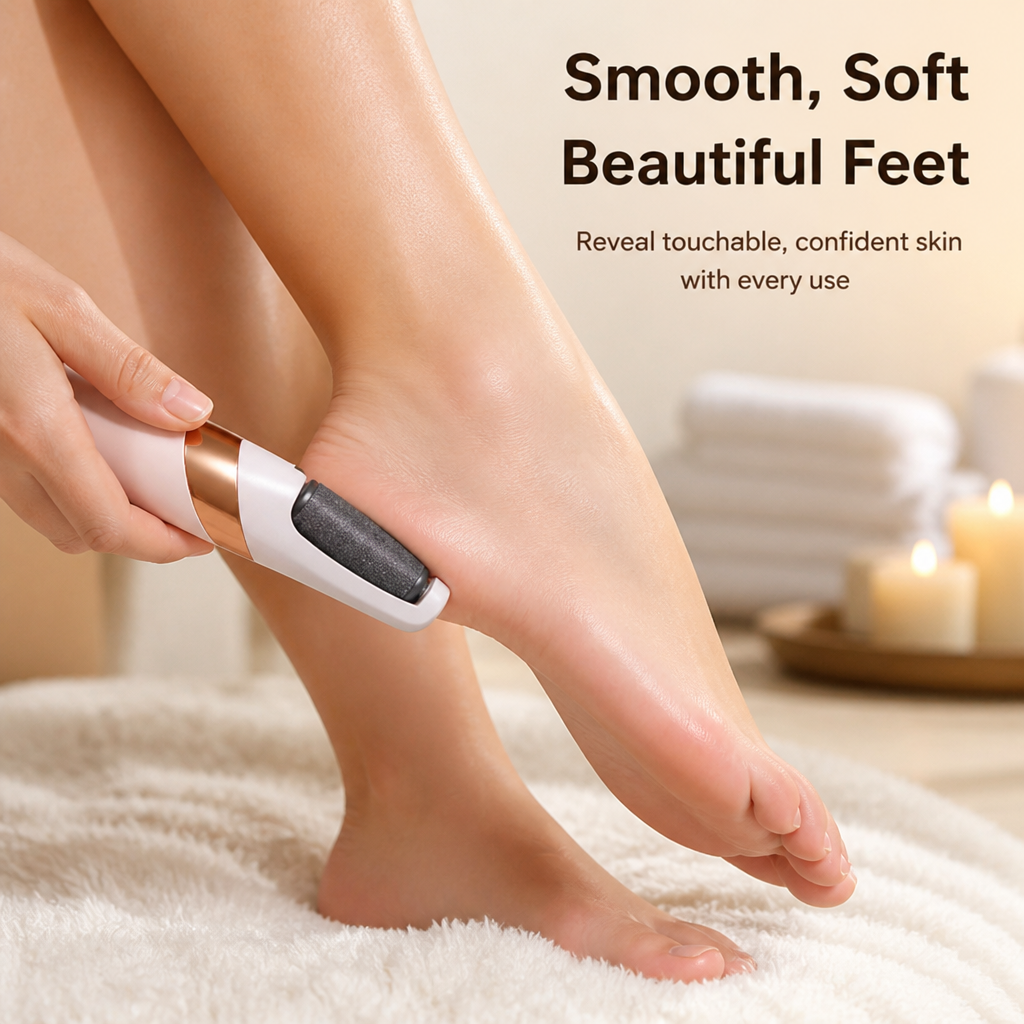 VelveteEase™ — File Away Cracked Heels and Walk Pain-Free in Minutes
