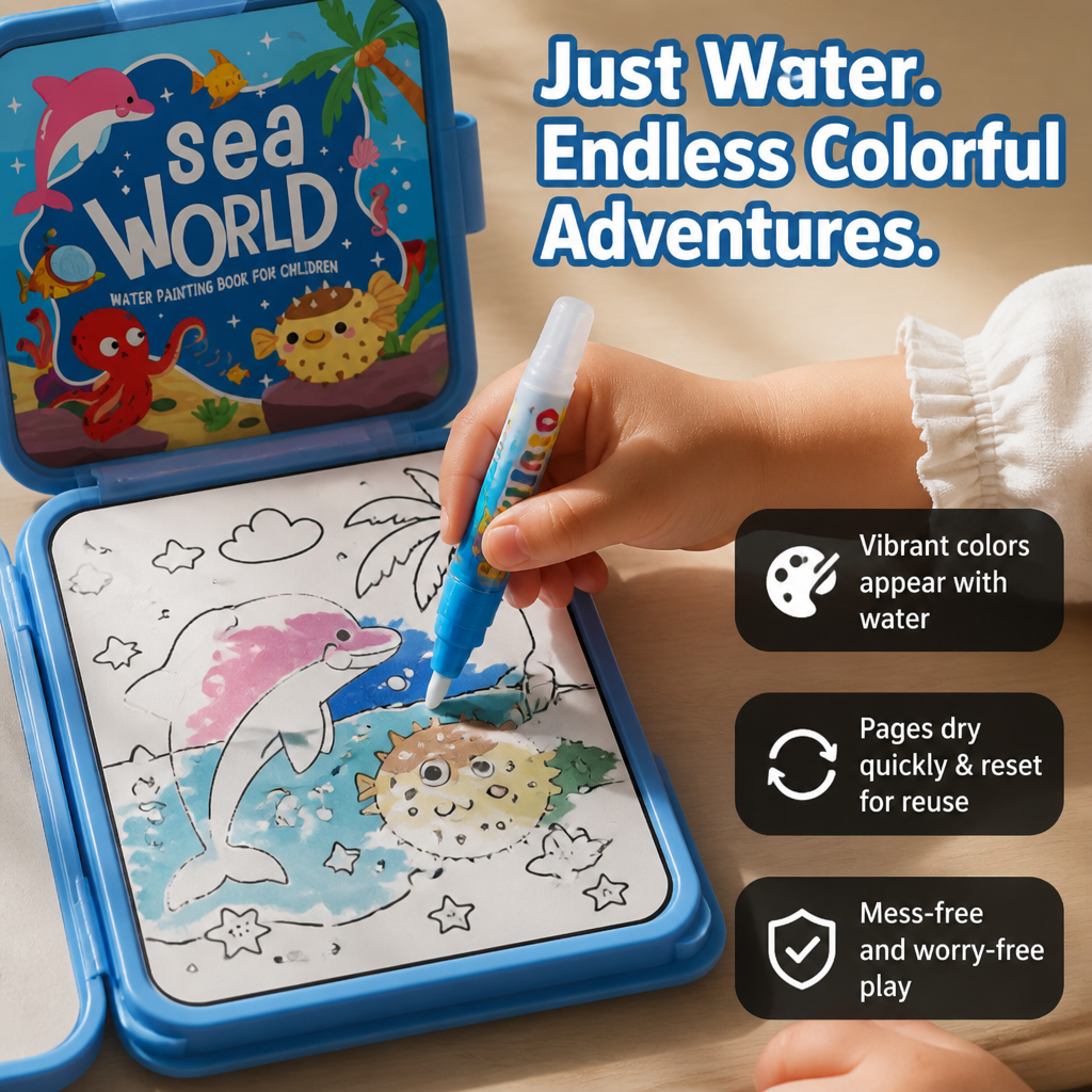 LumiSplash™ — Ignite Your Child’s Imagination Without a Single Mess