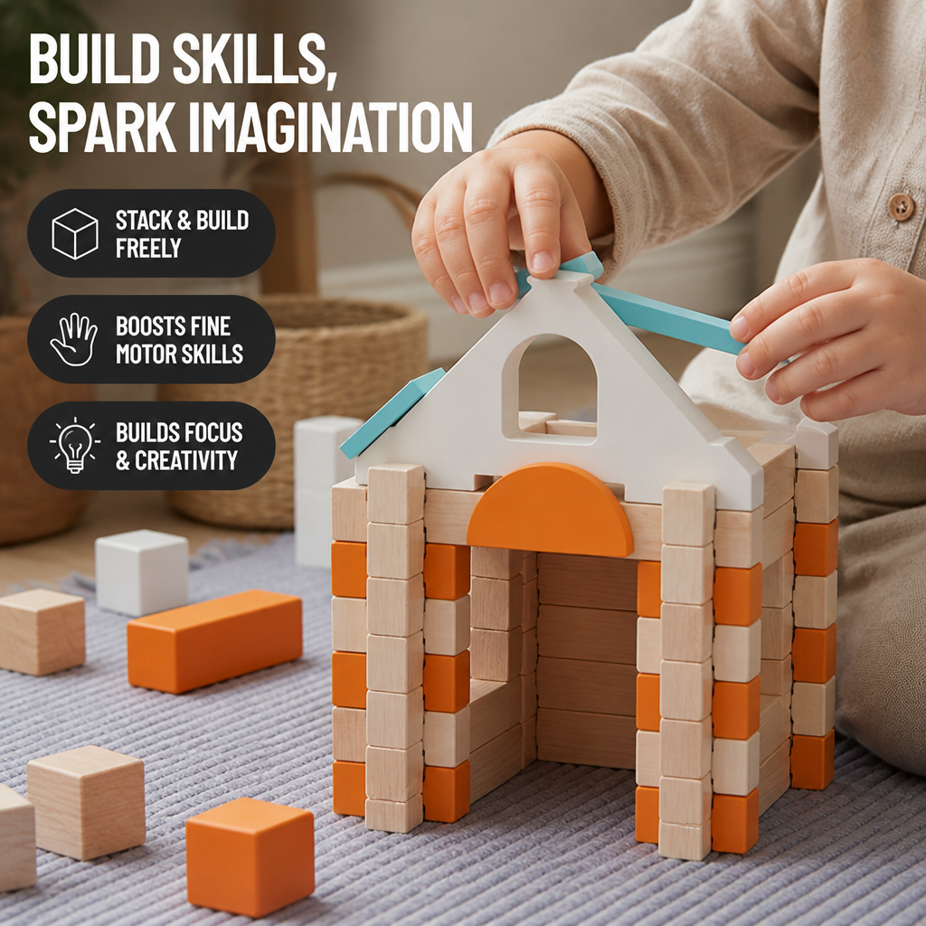PureNest™ — Ignite Your Child’s Creativity and Confidence with Every Natural Block