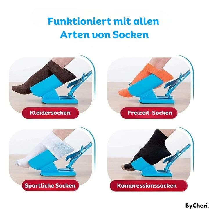 Sock Aid for Easy Dressing Without Bending