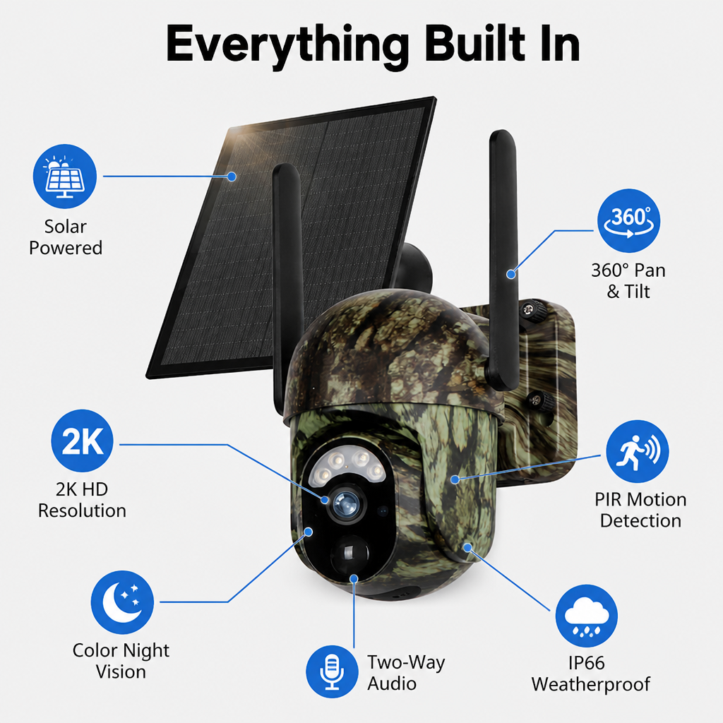 LumaGuard™ — Never Miss a Moment with Endless Solar-Powered Vigilance