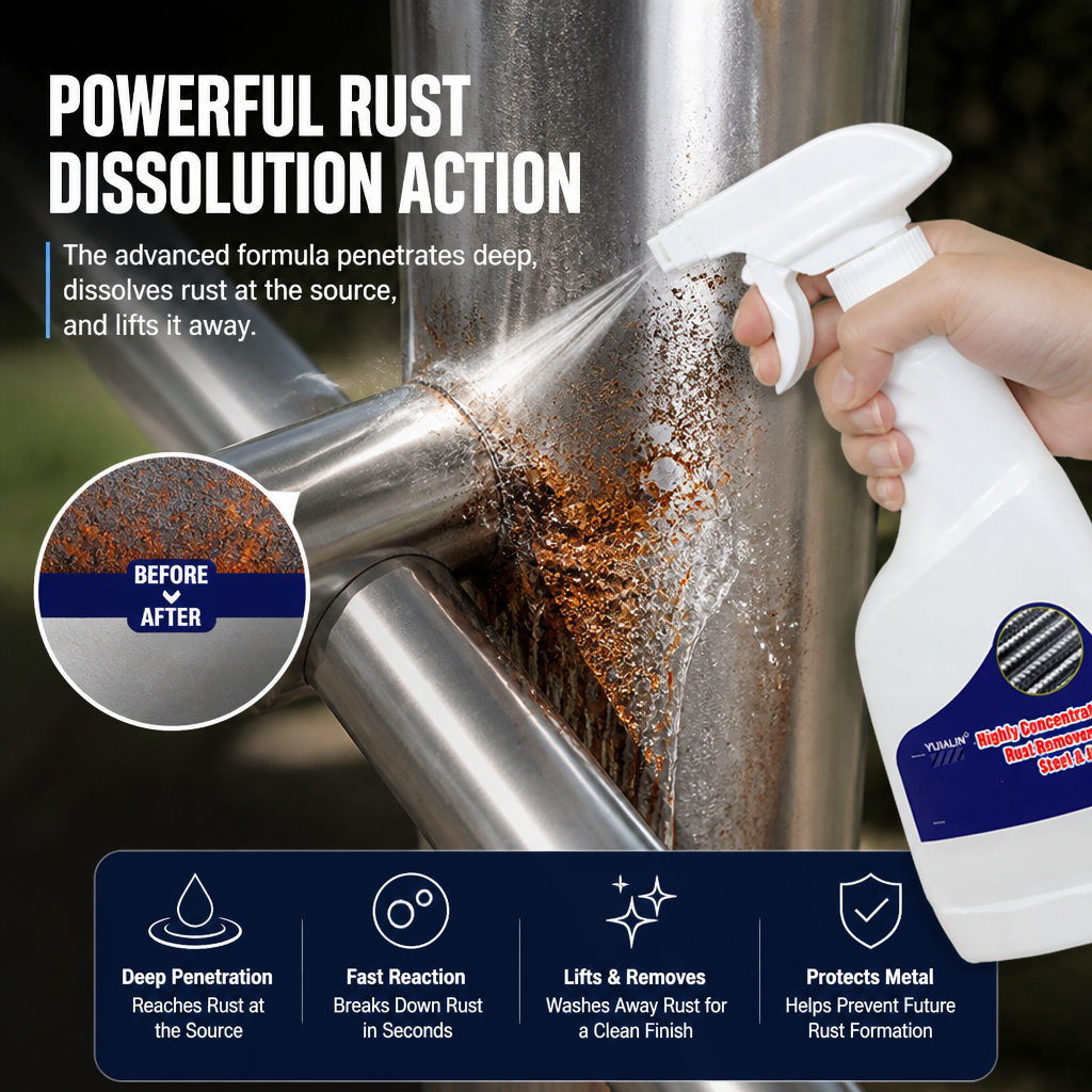 RevitaSteel™ — Watch Rust Disappear and Bring Your Metal Back to Life Instantly