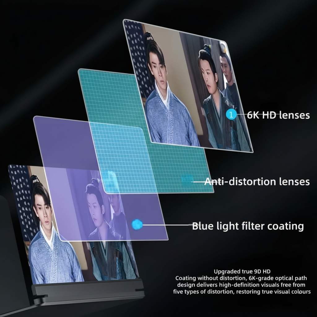 Smartphone Screen Amplifier for Enhanced Viewing Experience