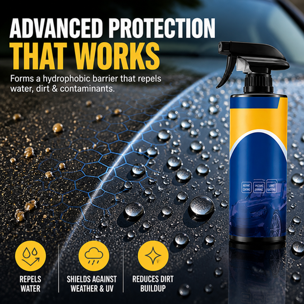 ThriveShield™ Auto Spray — Unleash a Mirror-Gloss That Defies Time and Weather
