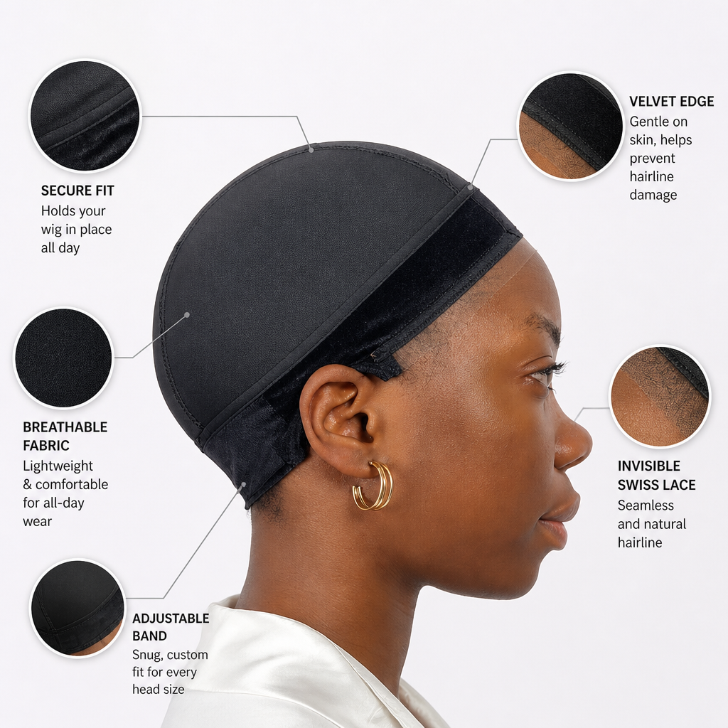 HaloGrip™ Cap — Lock In Confidence with Invisible, All-Day Comfort