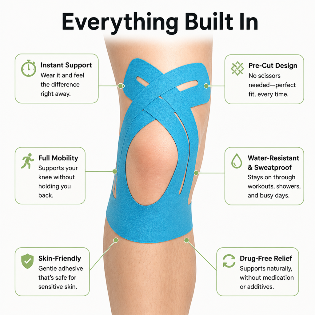 StrideSure™ — Slip On Instant Knee Confidence and Move Without Limits