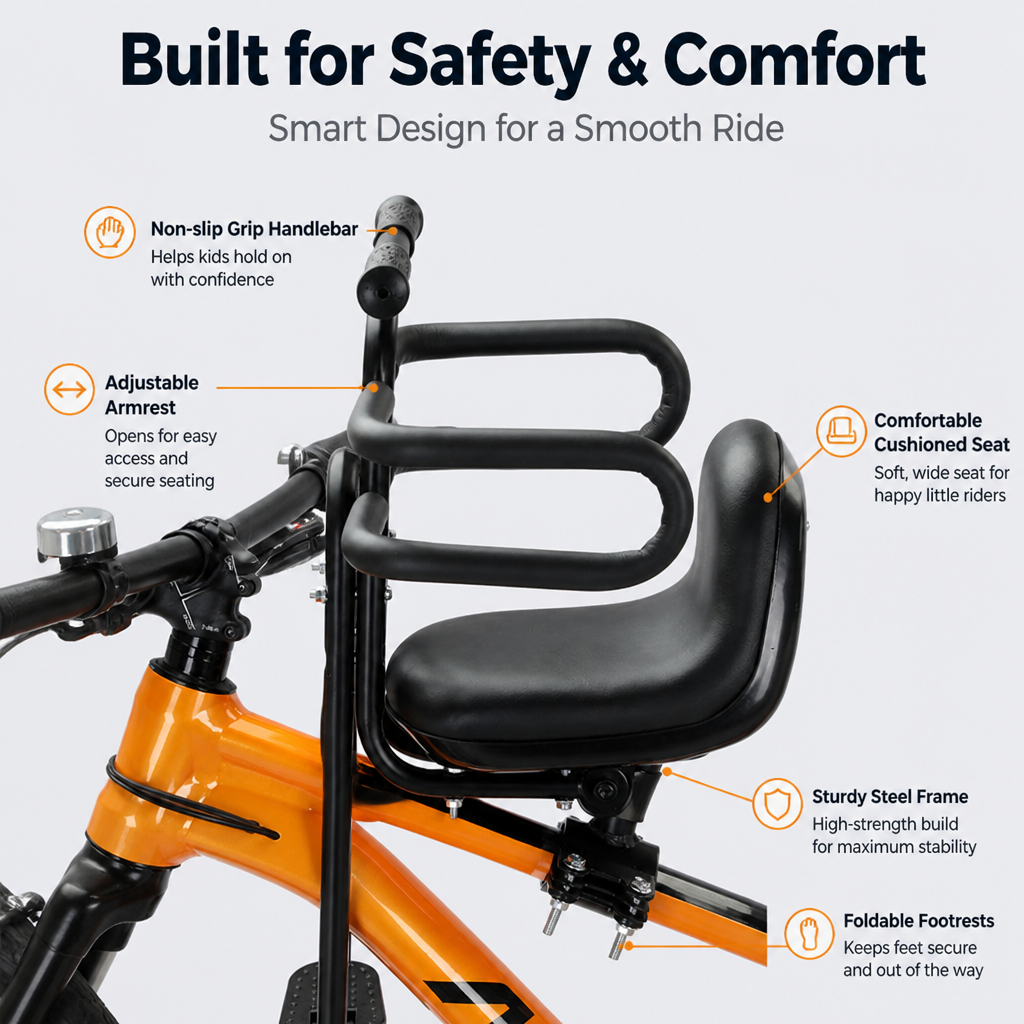 SummitCruze™ — Ride Confidently with Ultimate Comfort and Rock-Solid Safety for Your Child