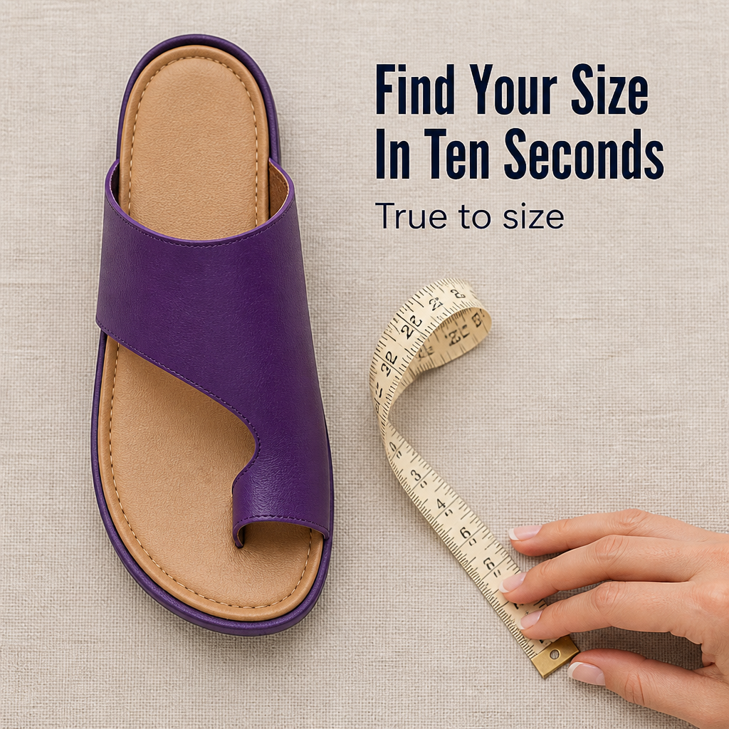 ErgoSlide™ Comfort Sandals — Walk Pain-Free with Style and All-Day Confidence