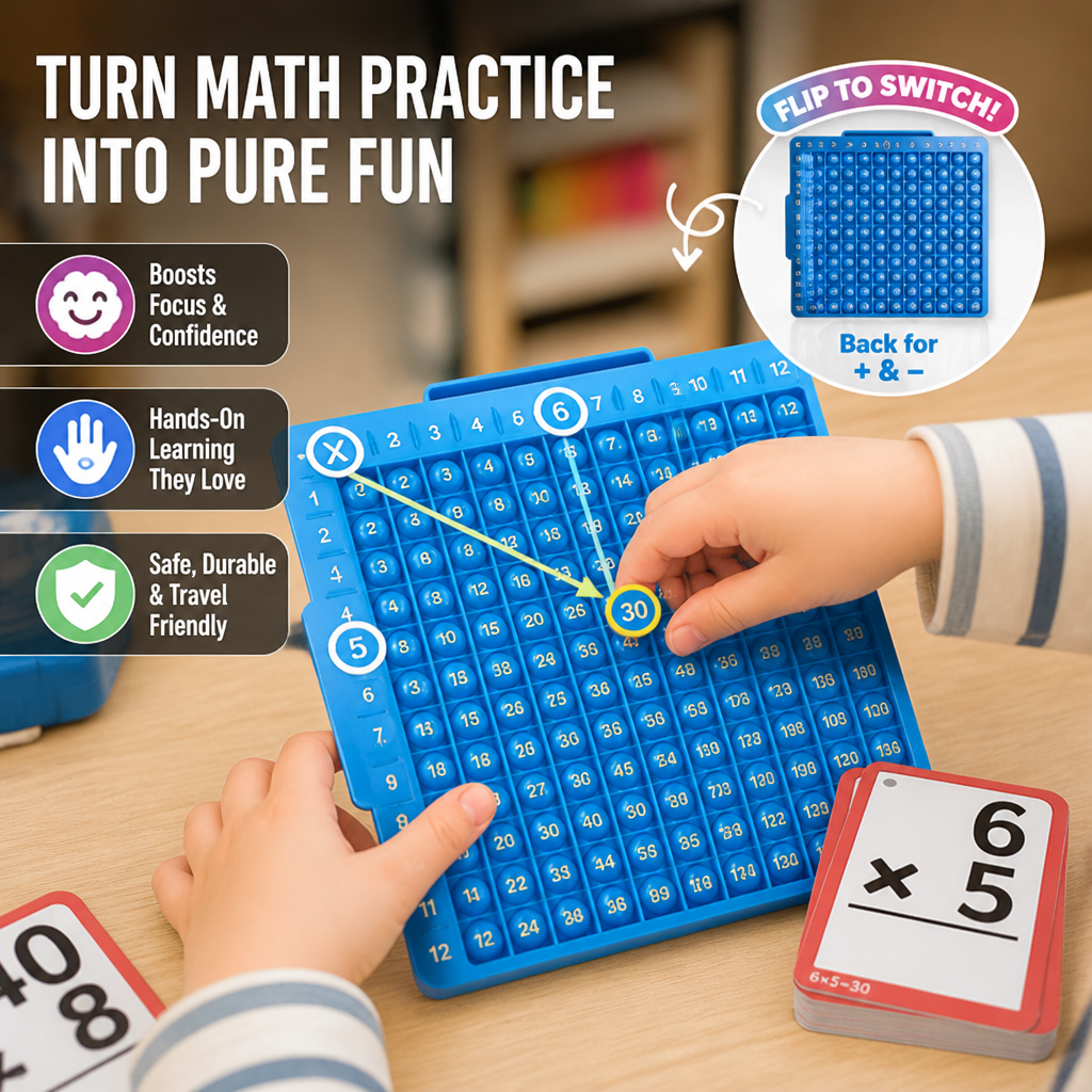 BrainSpark™ Mastery Kit — Ignite Your Child’s Confidence and Turn Math Into Pure Fun