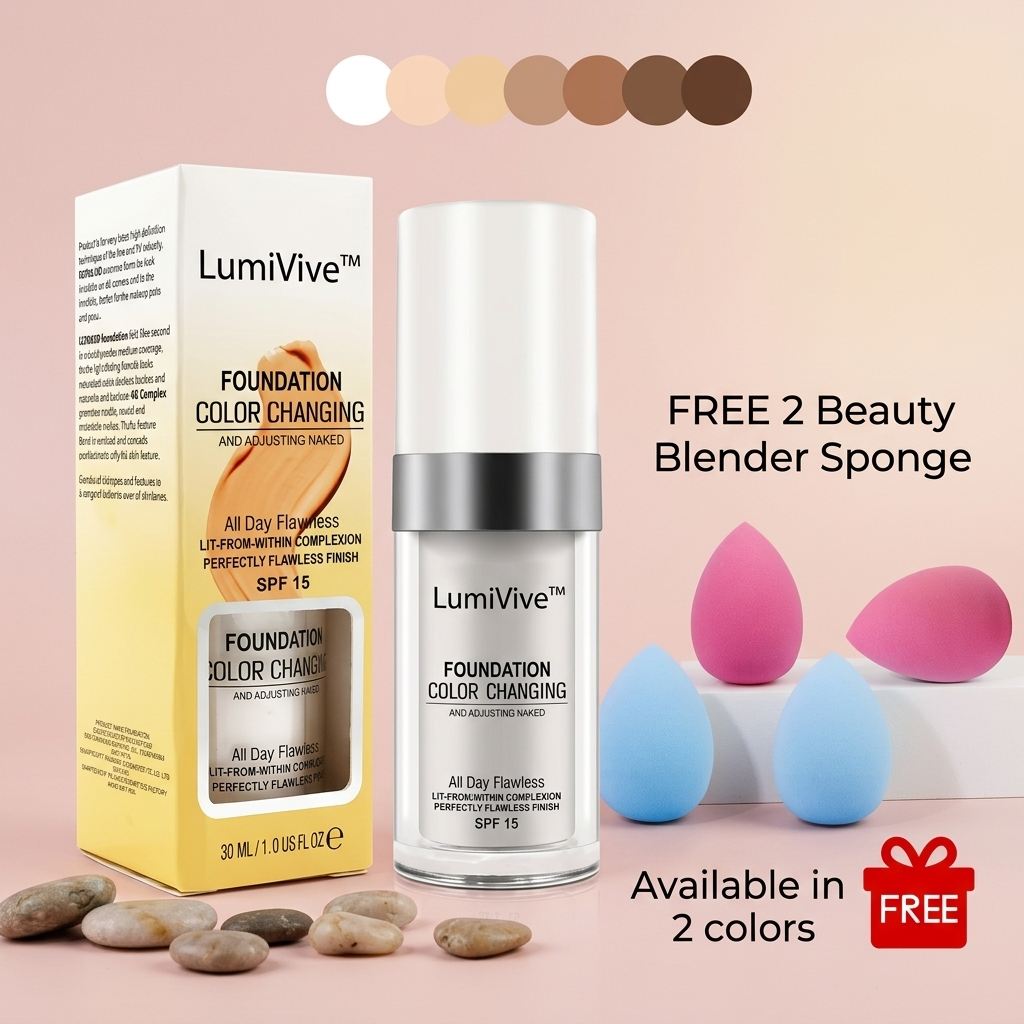 LumiVive™ — Your Skin’s Perfect Match for Effortless, All-Day Confidence