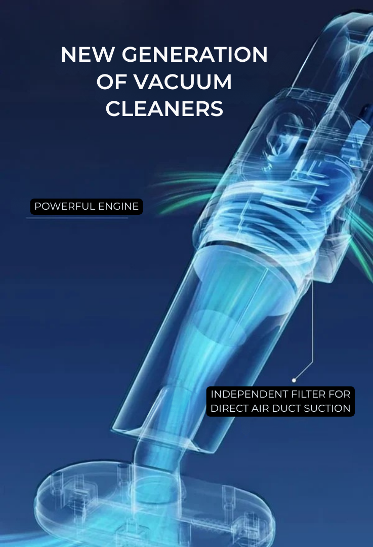VioraClean™ 3-in-1 Cordless Vacuum — Effortless Power That Frees You From Cleaning Chores